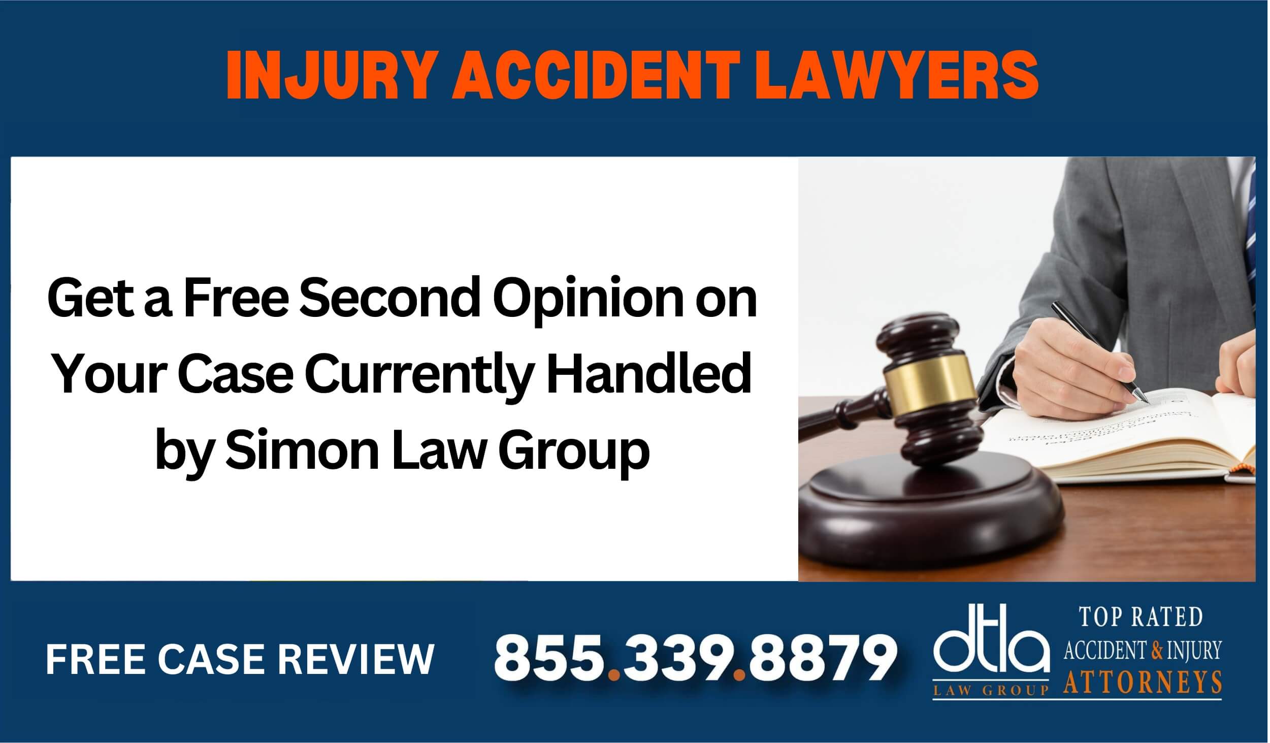 Get a Free Second Opinion on Your Case Currently Handled by Simon Law Group lemon lawyer attorney