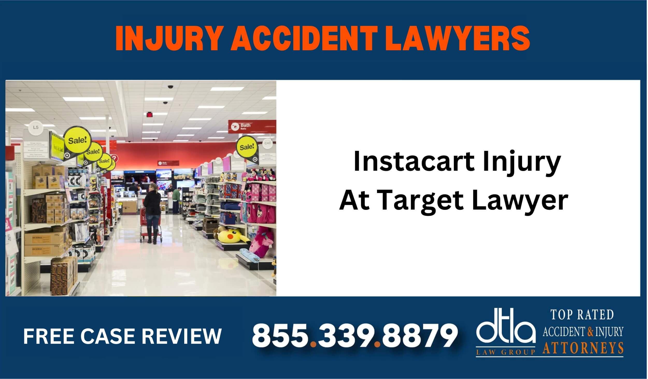 Instacart Injury At Target Lawyer lawyer liable compensation incident liability attorney