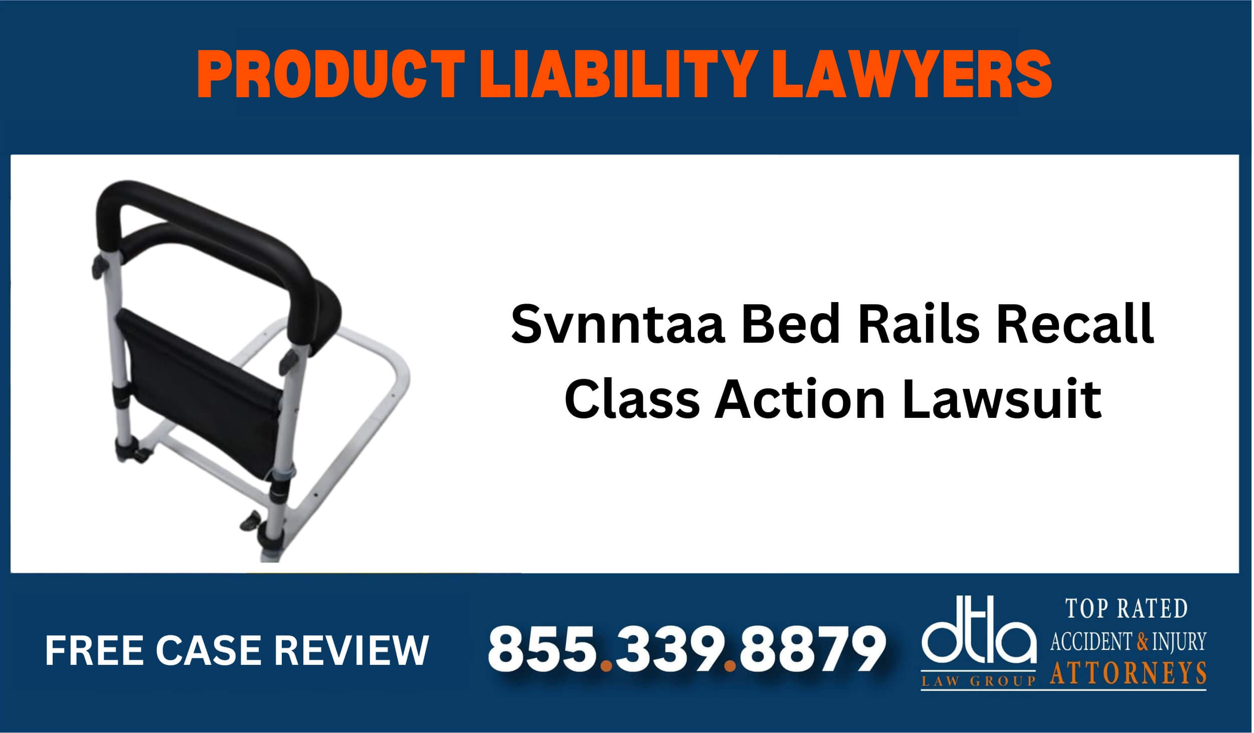 Svnntaa Bed Rails Recall sue liable incident compensation lawyer attorney