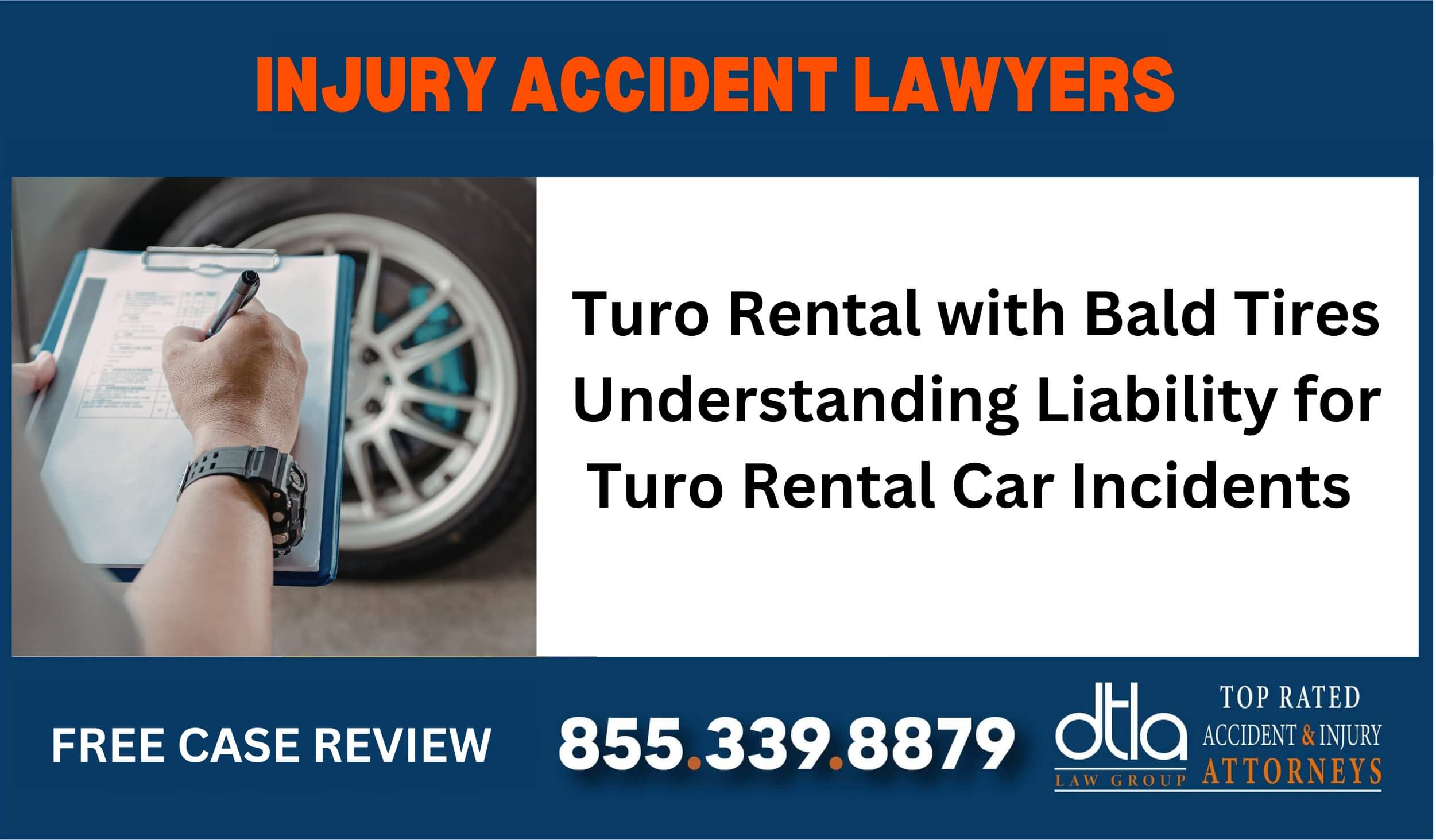 Turo Rental with Bald Tires Understanding Liability for Turo Rental Car Incidents sue lawyer liable compensation incident liability attorney